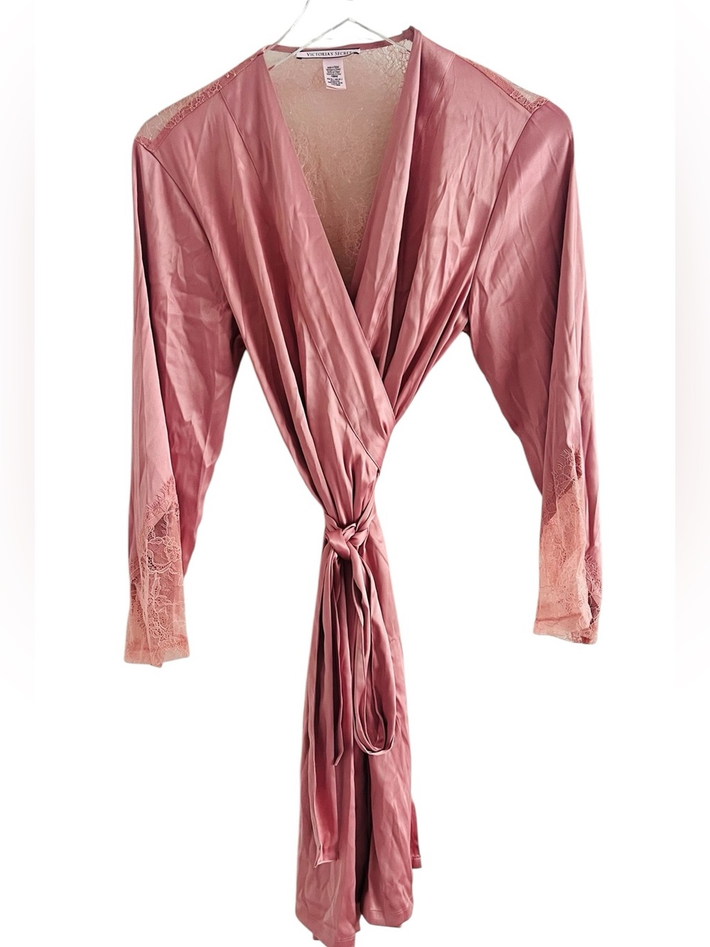Victoria's Secret Blush Lace Kimono Robe